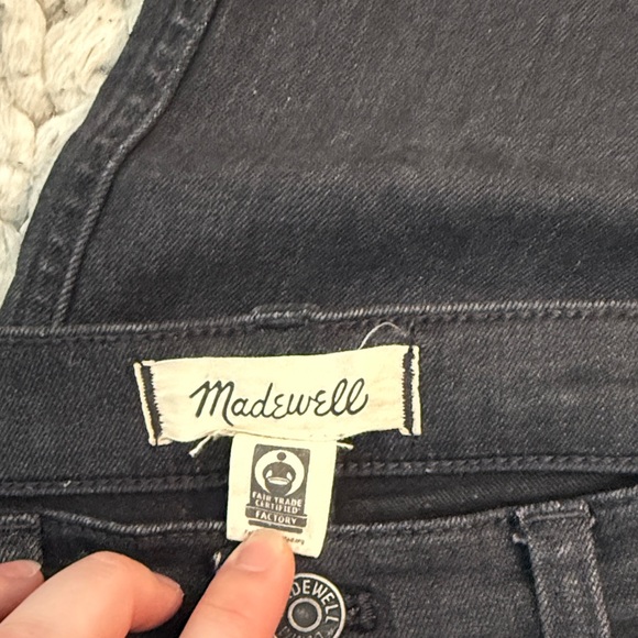 madewell high rise slim straight jeans - Picture 5 of 7
